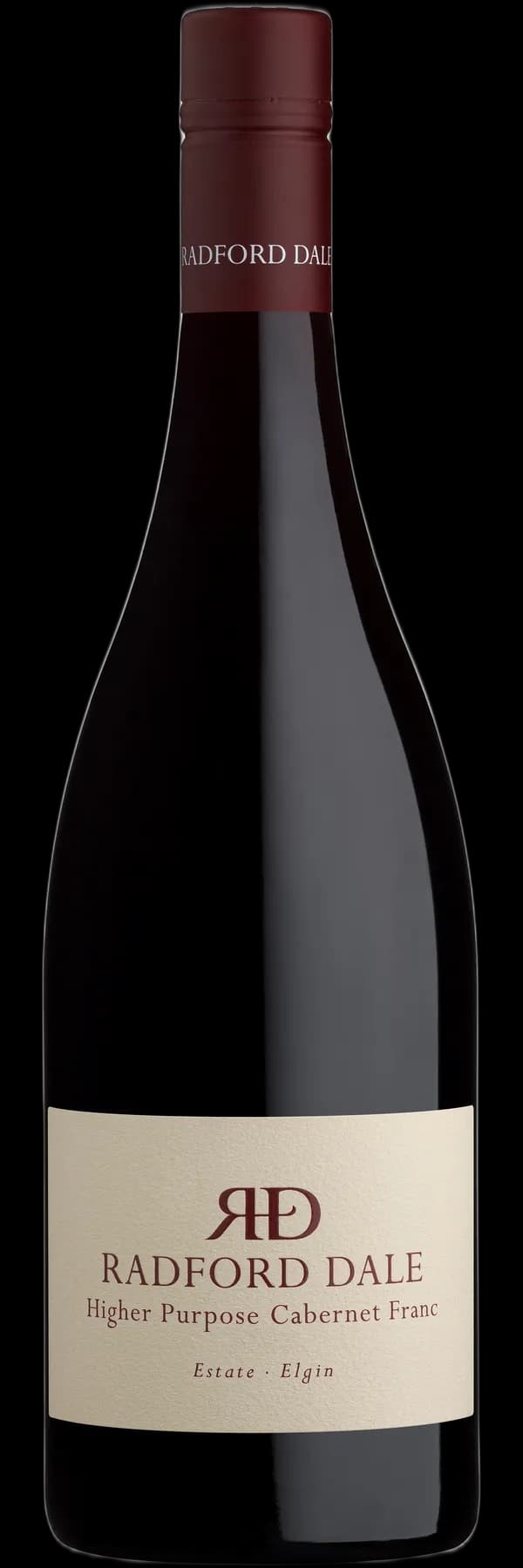 Radford Dale Higher Purpose Cabernet Franc bottle shot