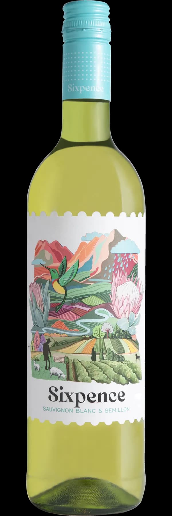 Sixpence White bottle shot