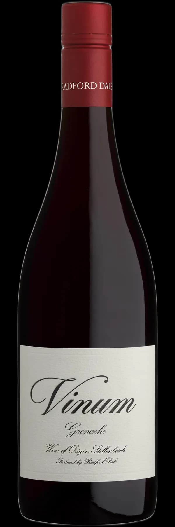 Radford Dale Vinum Grenache bottle shot