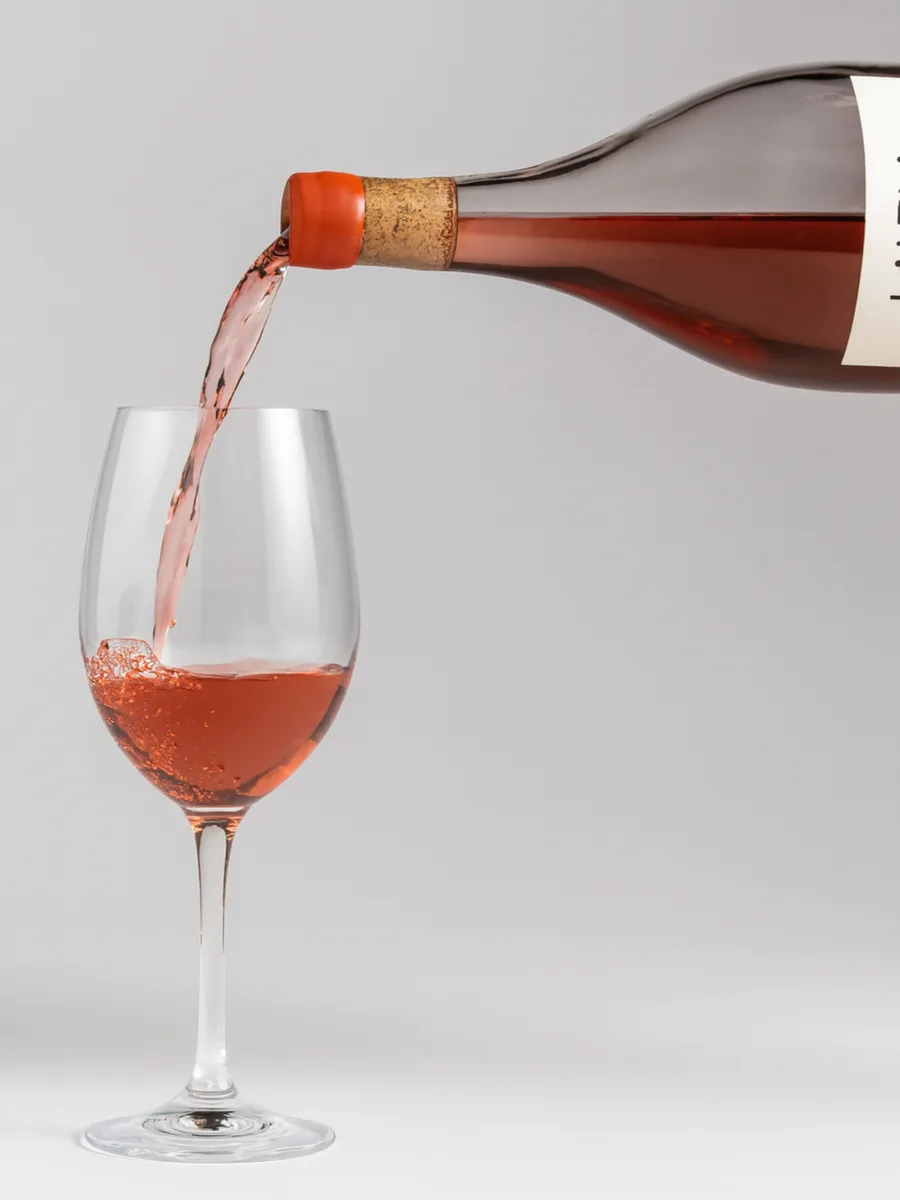 Lalela rose being poured into a glass