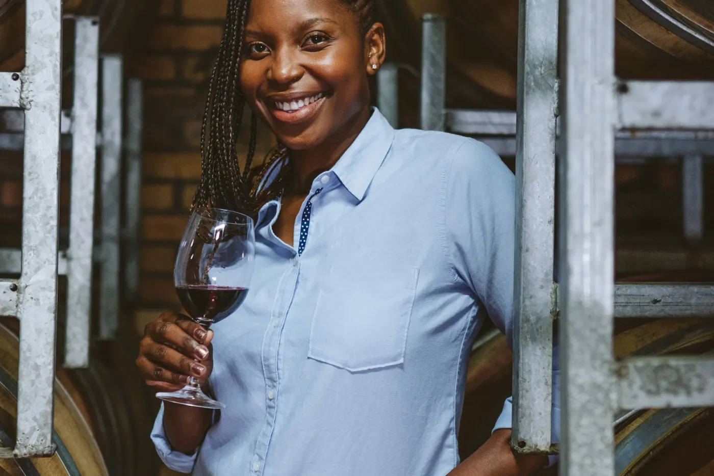 Three Quarters cellar interior - the home of Mahalia's wines