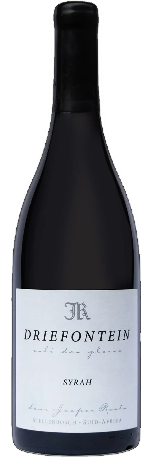 Driefontein Syrah bottle shot