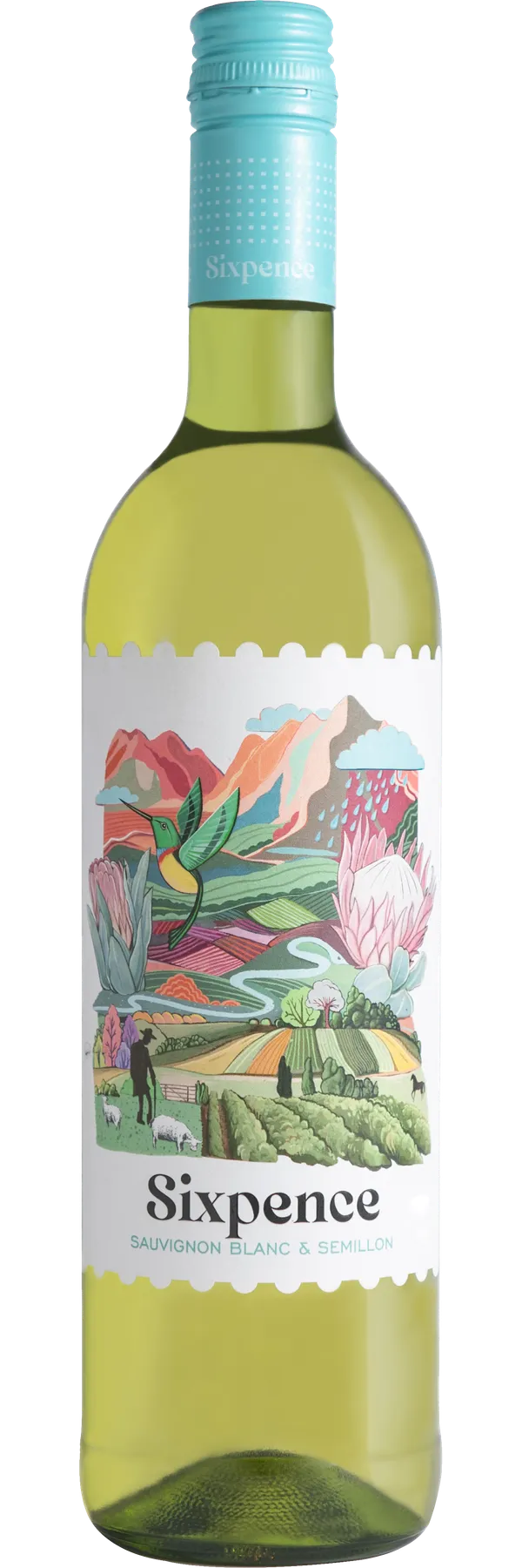 Sixpence White bottle shot